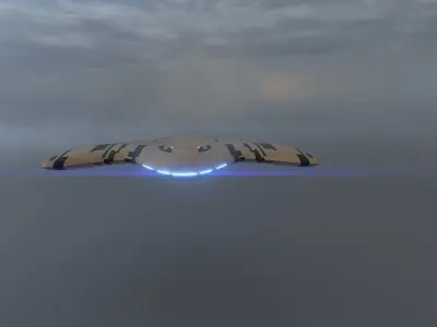 Explorer Spaceship 3D model