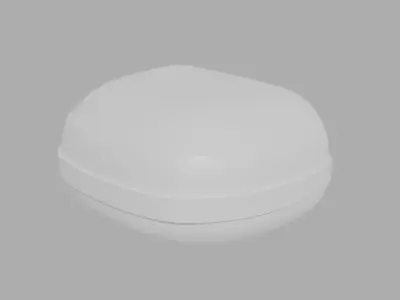 Motorcycle trunk box Low-poly 3D model