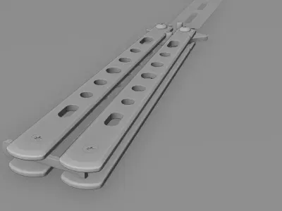 Butterfly Knife 3D model