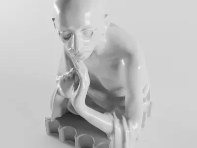 Mohandas Karamchand Gandhi 3D print model