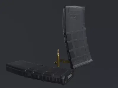 PMAG30 AR GEN M3 556 magazine 3D model