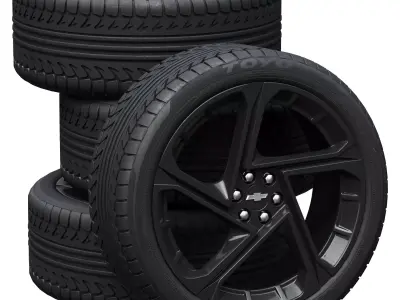 Chevrolet wheels 3D model