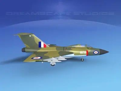 Gloster F-9 Javelin V03 3D model