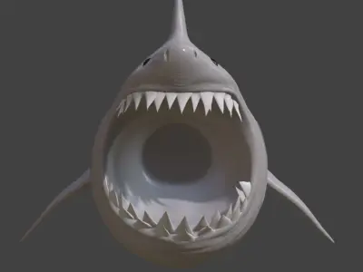 Stylised Shark Free 3D print model