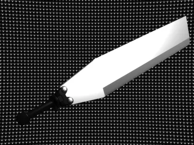 heli blade  Low-poly 3D model