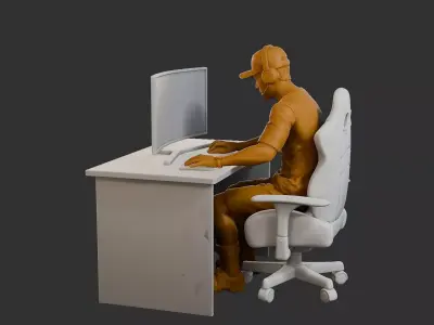 Video Game Player VGP1 002 3D print model