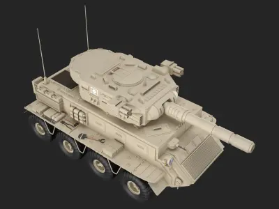 War Vehicle Concept 1 3D model