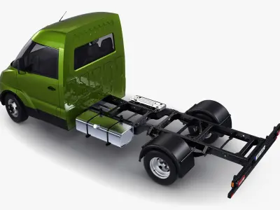 Generic Truck Chassis Frame M 2 3D model