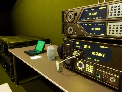 MILITARY COMMUNICATION ROOM 3D model
