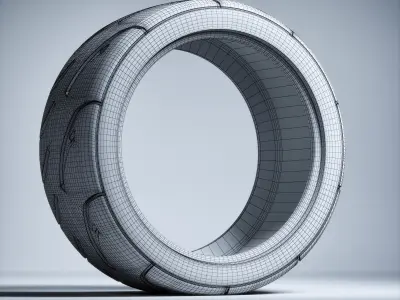 NANKANG TIRES - AR1 Low-poly 3D model
