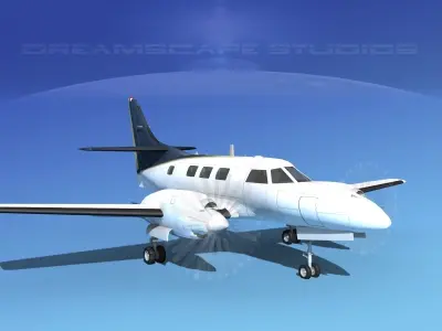 Swearingen SA226-T Merlin III V10 3D model