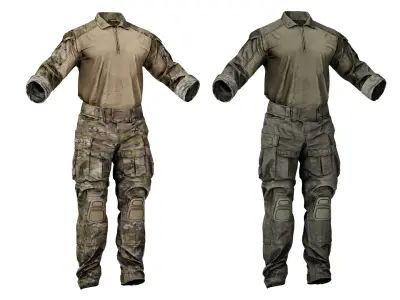 CRYE PRECISION COMBAT UNIFORM G3 Low-poly 3D model