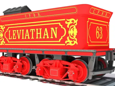 Locomotive Tender 3D model
