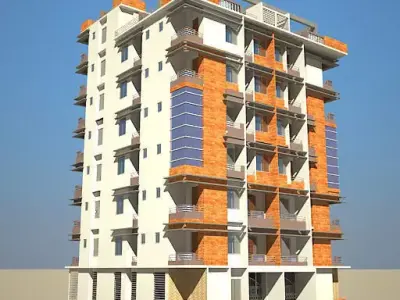 High Definition Building 03 3D model