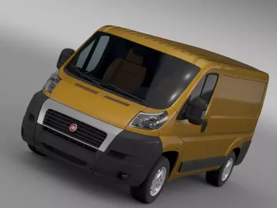 Fiat Ducato Van L1H1 2006-2014 3D model