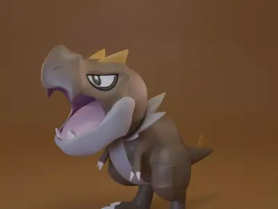 Pokemon - Tyrunt 3D print model