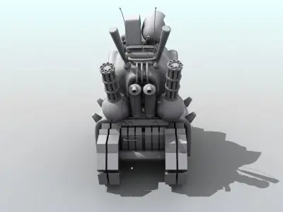 Metal Slug Tank 3D model