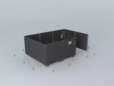 Donnerbalken Outdoor toilet Free 3D model