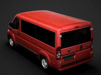 Ram Promaster Window Van 1500 LR 136WB 2020 3D model