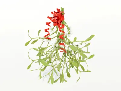 Mistletoe Bunch 3D model