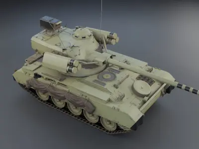 AMX-13 105 PBR Model 3D model