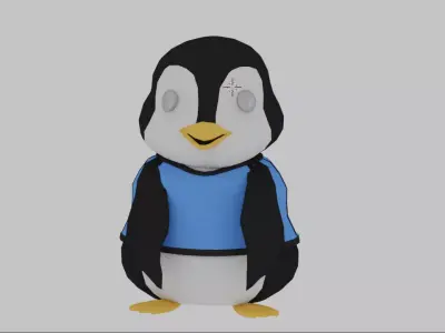 Penguin Friend 3D model