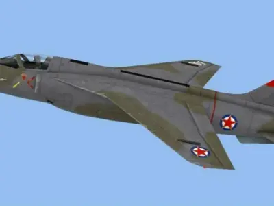 J22 Orao Low-poly 3D model