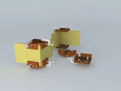 Clip for Mitre 90 Degrees Vrs 2 3D model