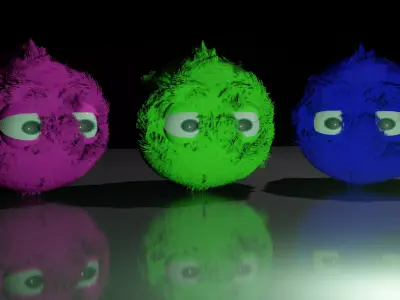 cute bird Free low-poly 3D model