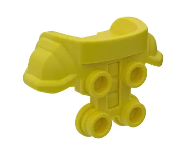 Real Size Lego Knight Armor For Minifigure Low-poly 3D model