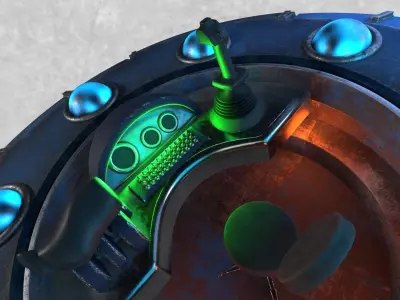 UFO Spaceship Free 3D model