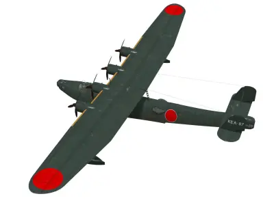 Kawanishi H6K5 Mavis Type23 3D model