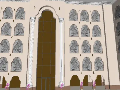 Hotel Lobby 3D model