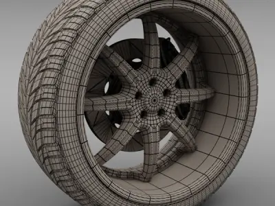 Savini Forged BS-3 Wheel 3D model