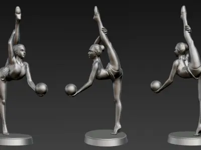 Gymnast 3D model