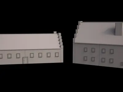 Meideval Castle set 3D model