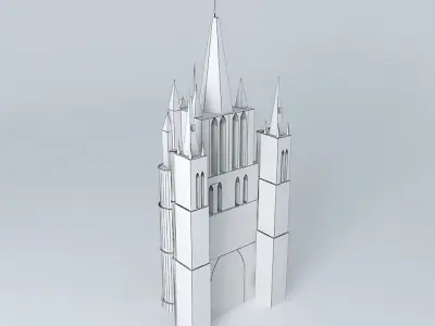 The Sanctuary church 3D model