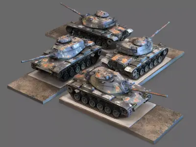 M60A1 Patton 3D model
