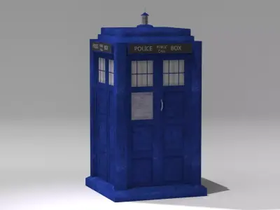 TARDIS police box Free 3D model