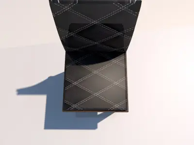 Chair modern dining Low-poly 3D model
