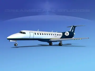 Embraer ERJ-135 Air Charter Intl 3D model