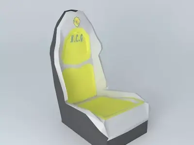 Sport car seat NEG Free 3D model