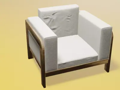 armchair Free 3D model 8