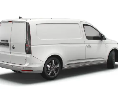 Volkswagen Caddy Commerce Pro Van Maxi 2021 3D model