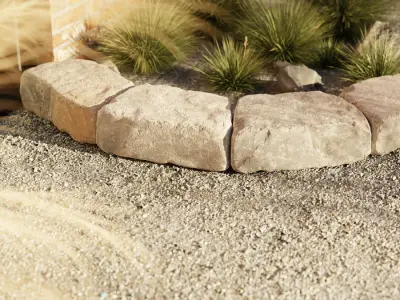  Worn Retaining Wall Beltis Block Models 