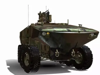  ACV 8x8 Low-poly 3D model