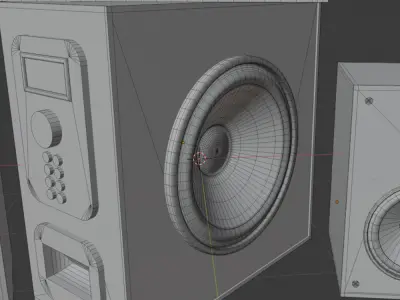 Speaker system - system - system - system 3D model