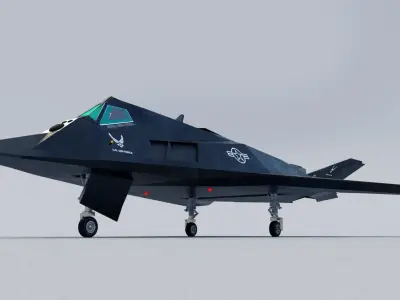 Lockheed f-117 nighthawk 3D model