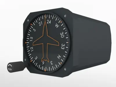 Directional Gyro 3D model