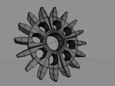 Gears gear wheel Free 3D model